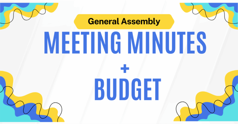 General Assembly Meeting Minutes and Budget
